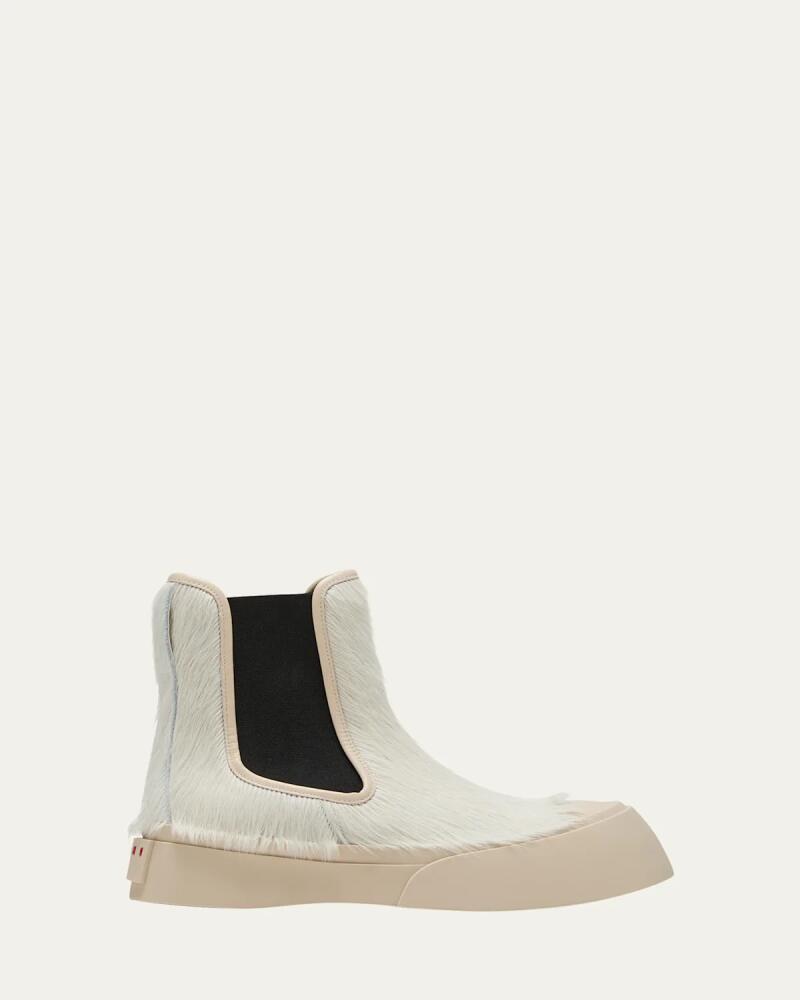 Marni Pablo Calf Hair Chelsea Boots Cover