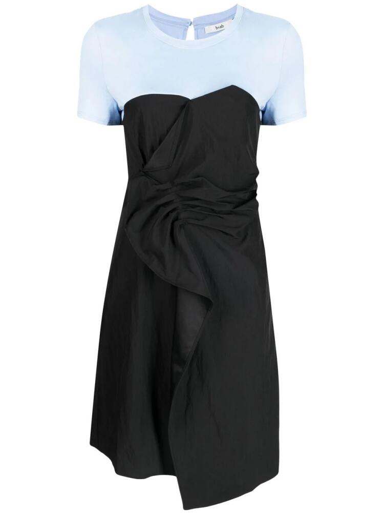 b+ab layered ruffle-detail T-shirt dress - Black Cover