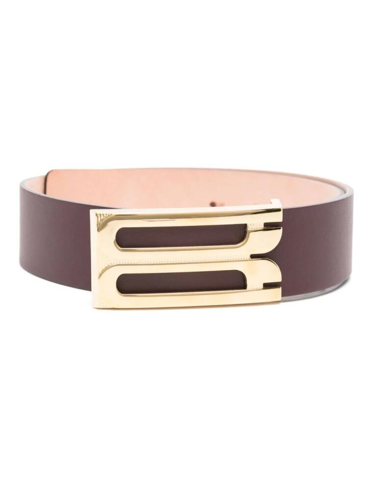 Victoria Beckham Jumbo Frame belt - Purple Cover