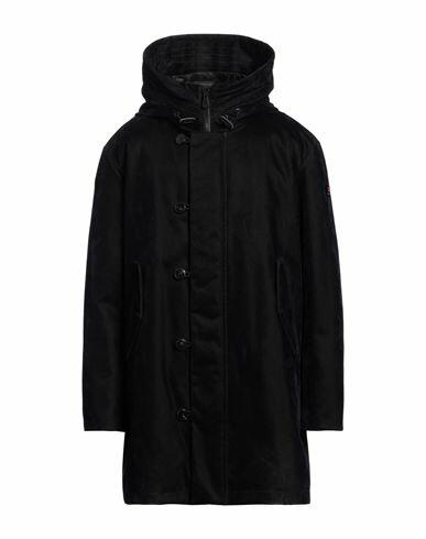 Peuterey Man Coat Black Cotton, Viscose, Polyester Cover