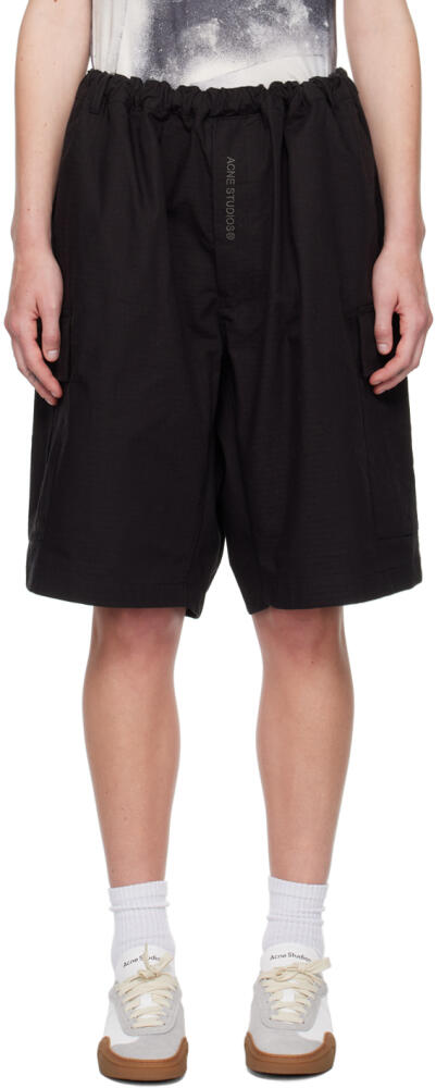 Acne Studios Black Ripstop Shorts Cover