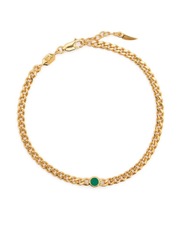 Missoma May Birthstone bracelet - Gold Cover