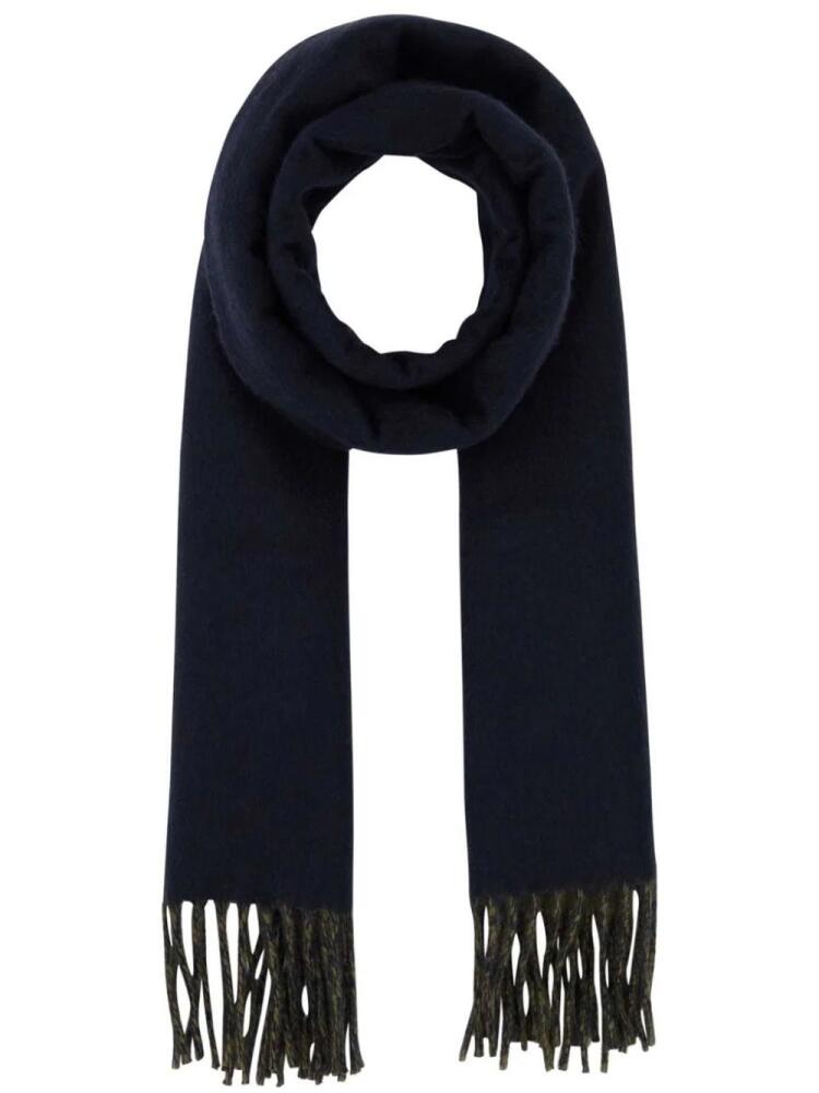 Johnstons of Elgin reversible cashmere scarf - Blue Cover