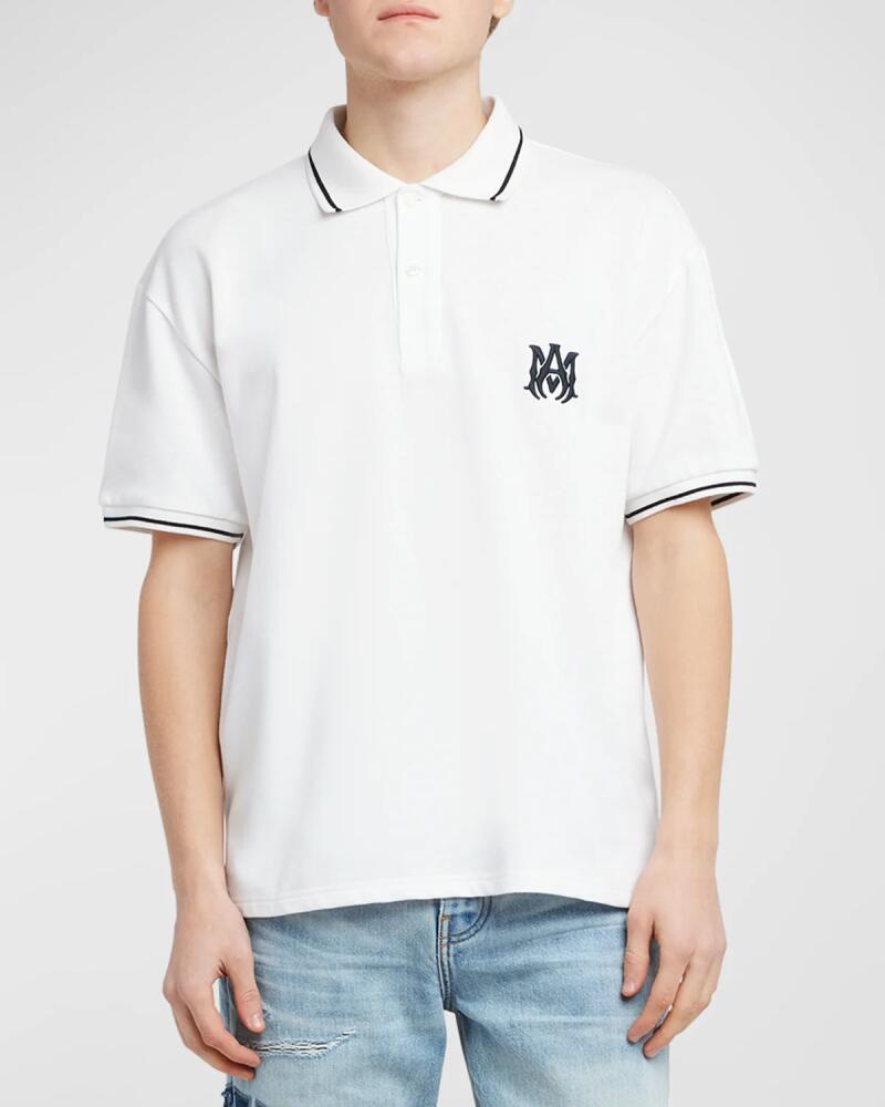 Amiri Men's MA Core Logo Polo Shirt Cover