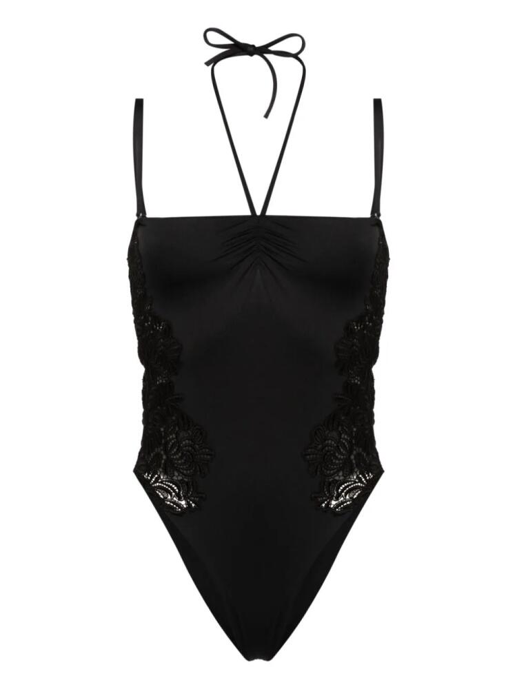 Ermanno Scervino macramé-embellished swimsuit - Black Cover