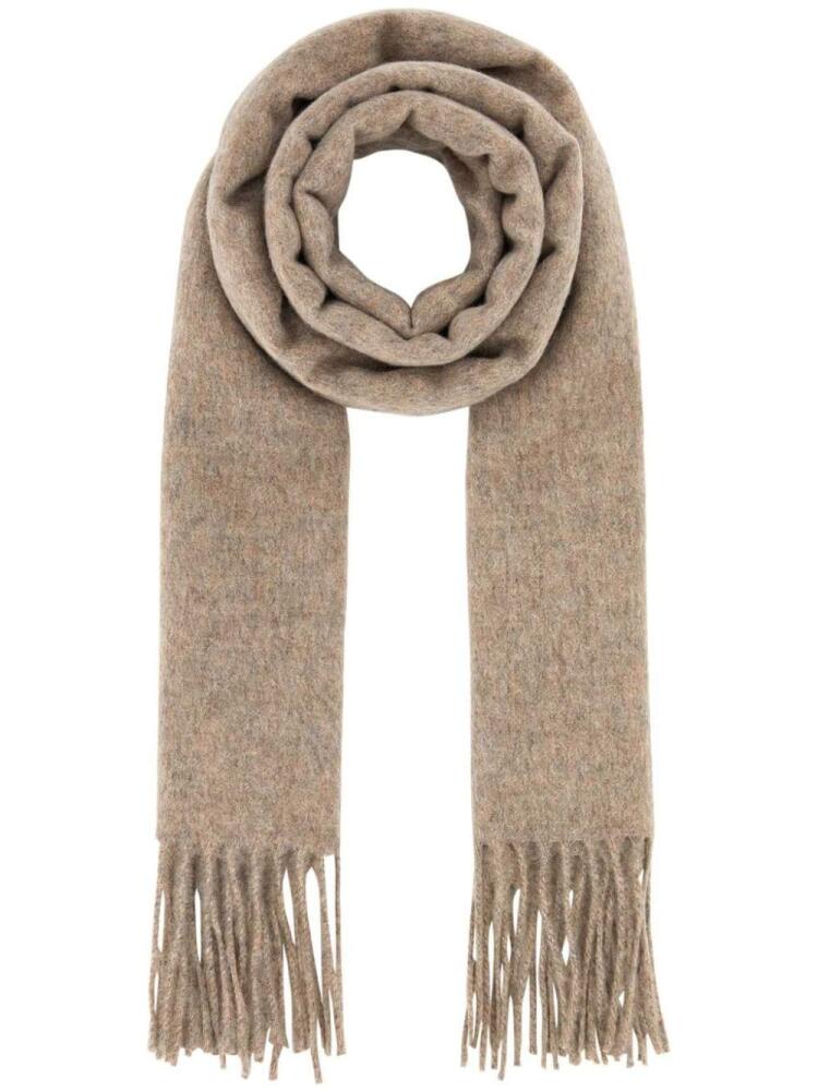 Johnstons of Elgin cashmere scarf - Neutrals Cover