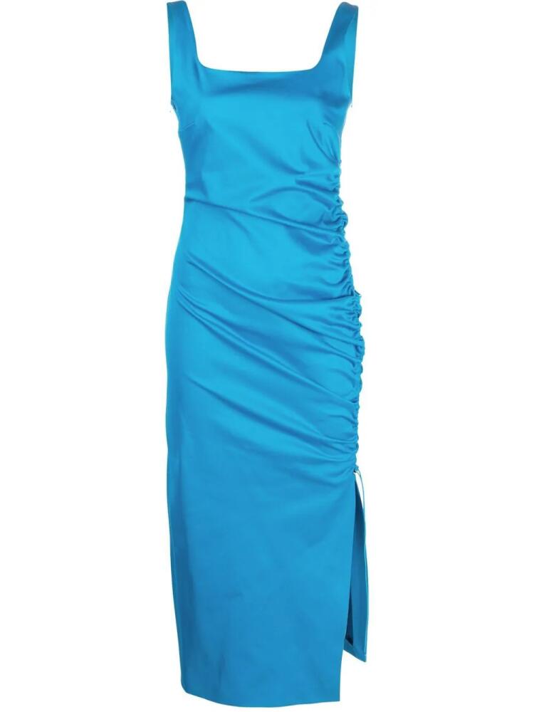 Sportmax ruched midi dress - Blue Cover