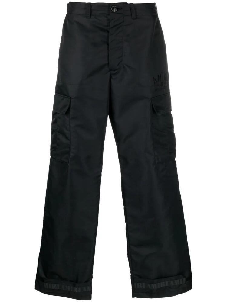 AMIRI wide-leg cargo trousers - Black Cover