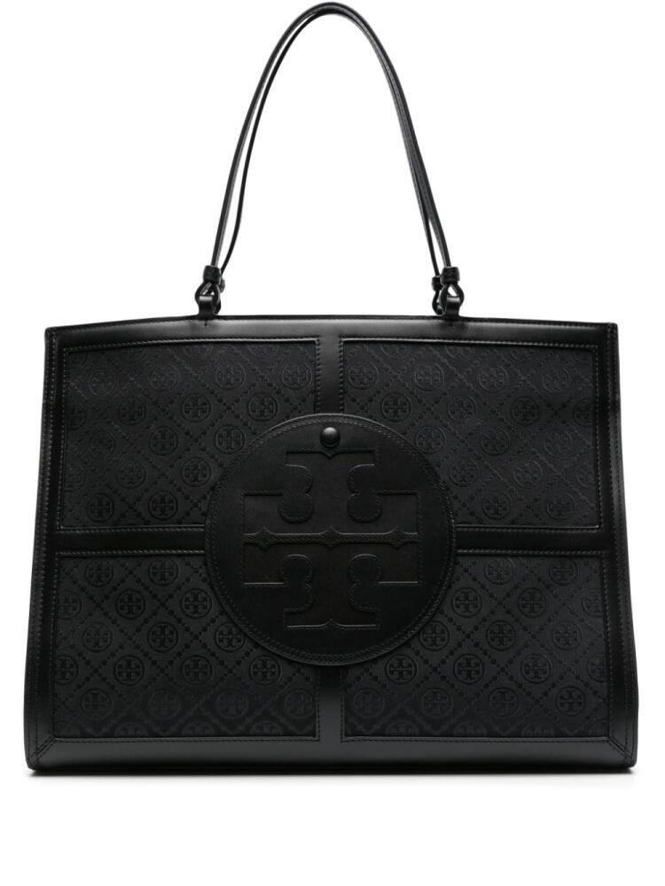 Tory Burch Ella Quadrant T-monogram tote bag - Black Cover