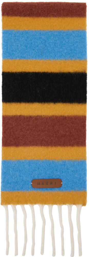 Marni Multicolor Striped Scarf Cover