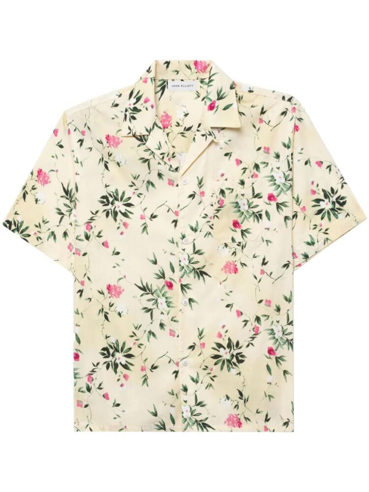 John Elliott floral-print short-sleeve shirt - Neutrals Cover