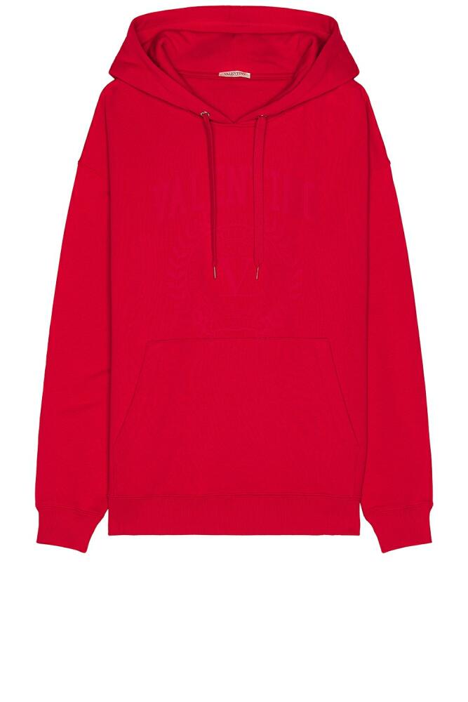 Valentino Hoodie in Red Cover