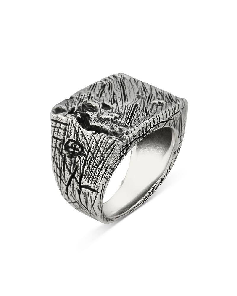 Milanesi And Co Tree Bark Signet Ring Cover