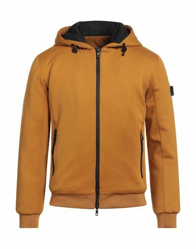 Baldinini Man Jacket Ocher Polyester Cover