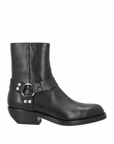 Celine Man Ankle boots Black Calfskin Cover