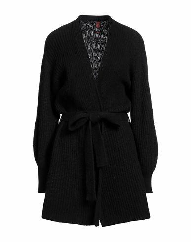 Stefanel Woman Cardigan Black Polyamide, Wool, Alpaca wool Cover