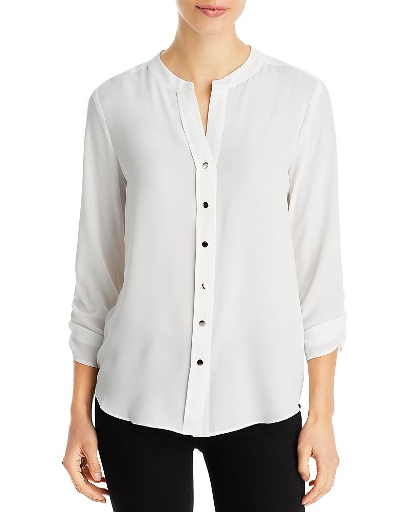 T Tahari Band Collar Shirt Cover