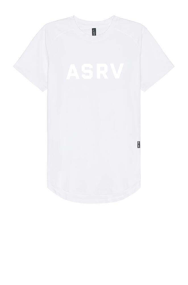 ASRV Nano Mesh Established Tee in White Cover