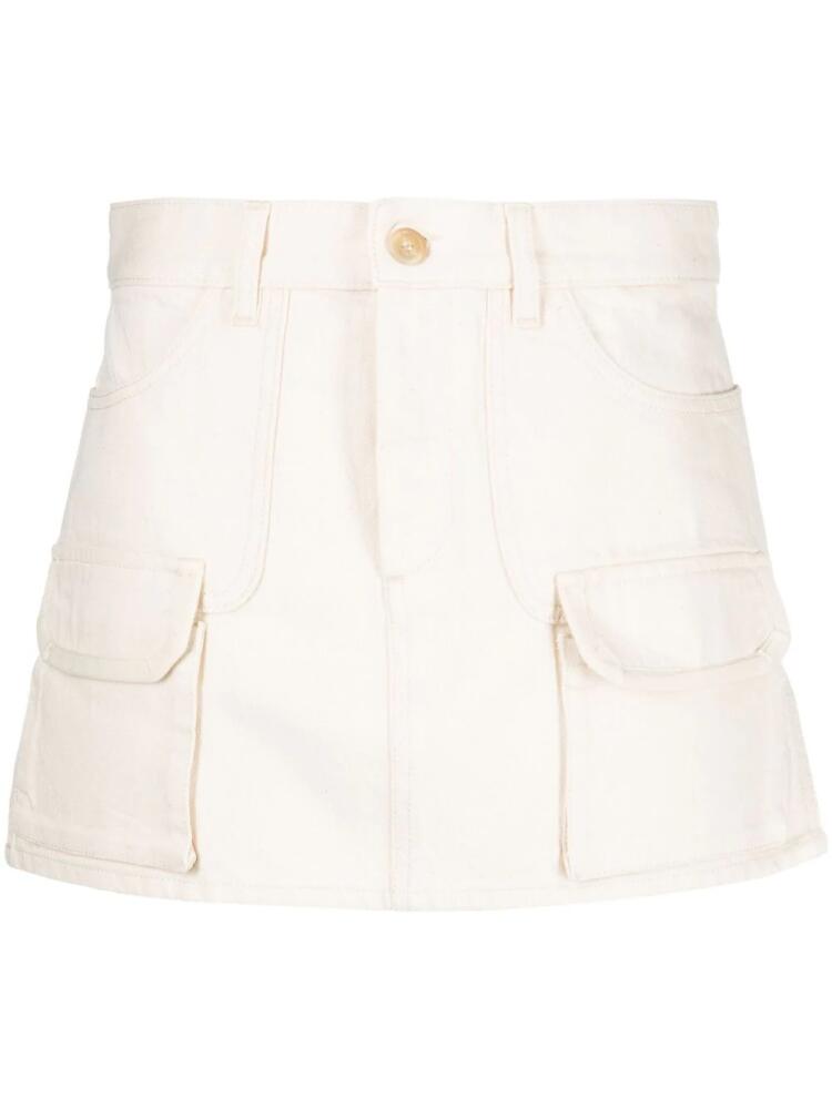 ARMARIUM flap pocket-detail miniskirt - Neutrals Cover