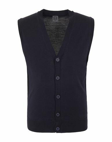 8 By Yoox Man Cardigan Midnight blue Merino Wool Cover