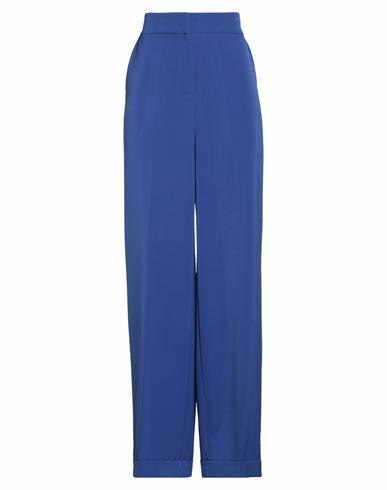 Actualee Woman Pants Blue Polyester, Elastane Cover