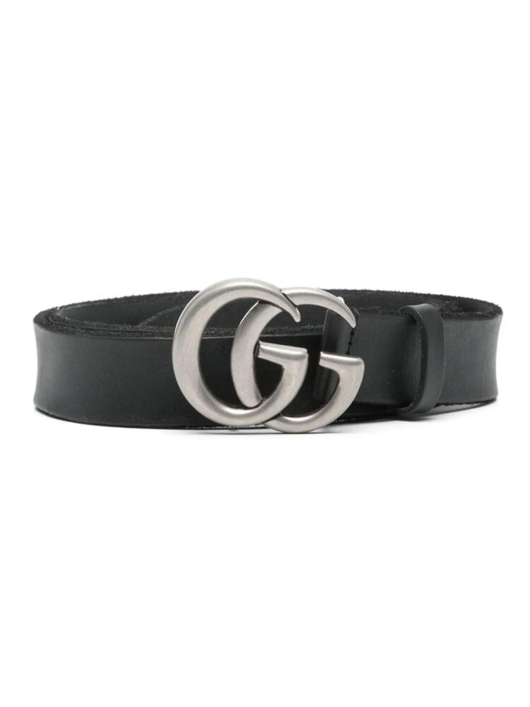 Gucci Double-G-buckle leather belt - Black Cover