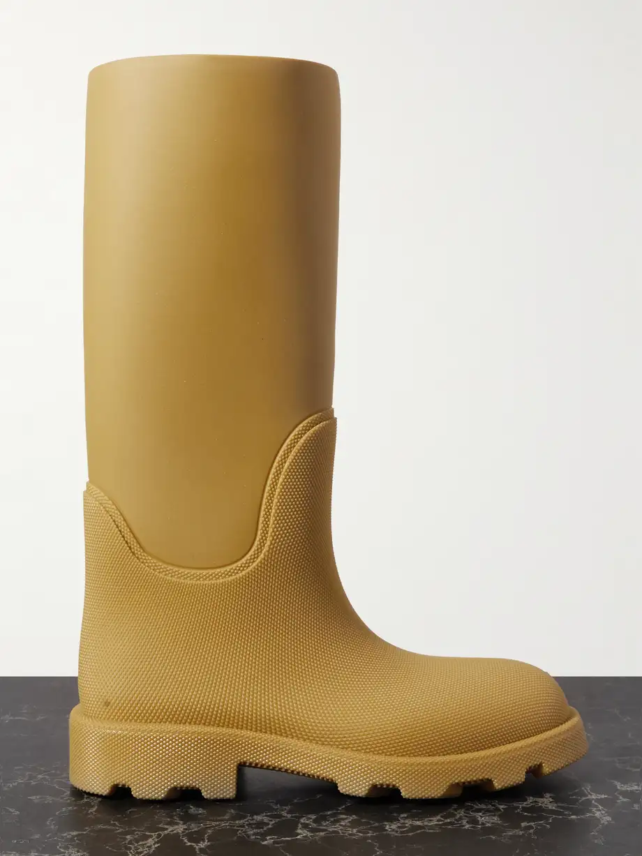 Burberry - Rubber Knee Boots - Yellow Cover