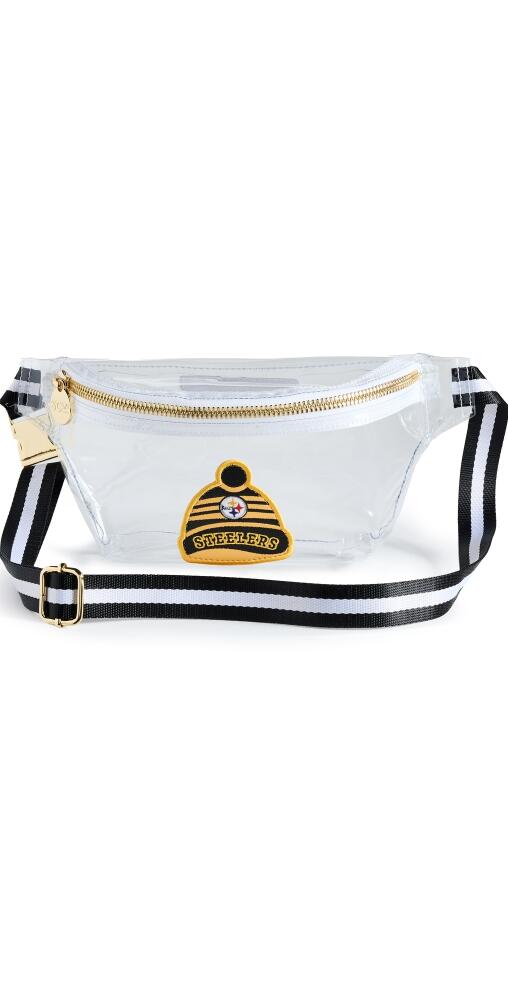 Stoney Clover Lane Pittsburgh Steelers Clear Fanny Pack Noir/White Cover