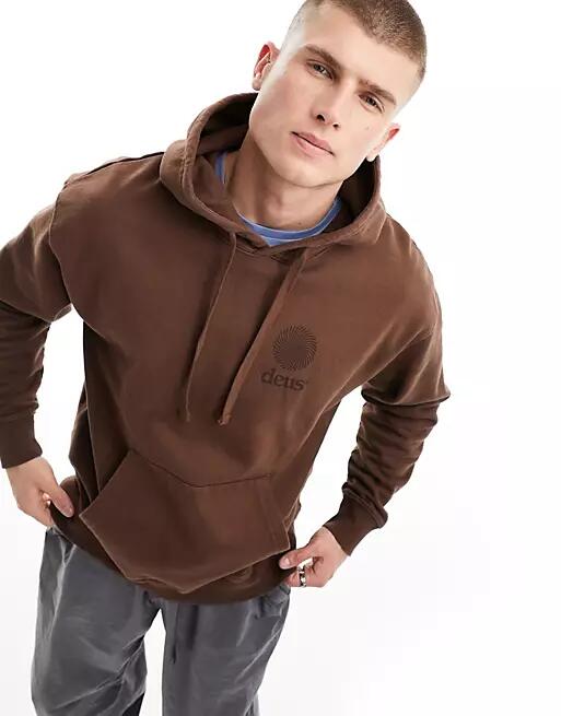 Deus Ex Machina vortex hoodie in brown Cover