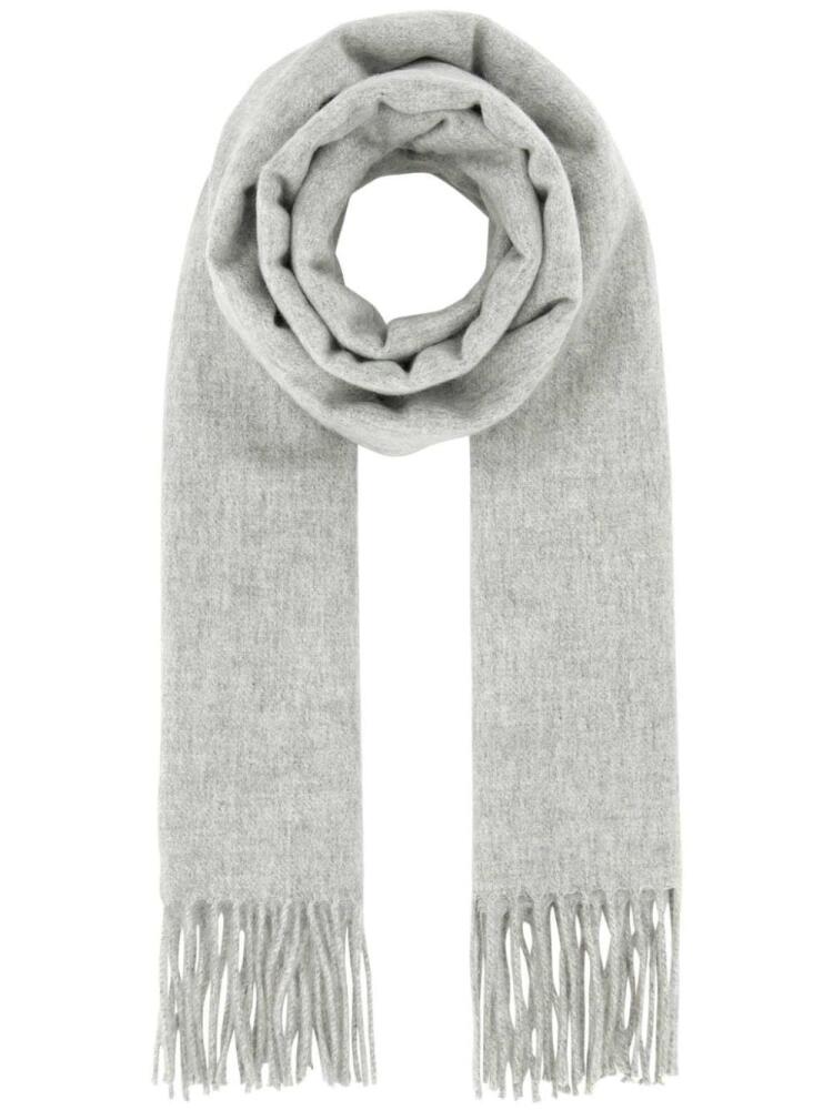 Johnstons of Elgin cashmere scarf - Grey Cover