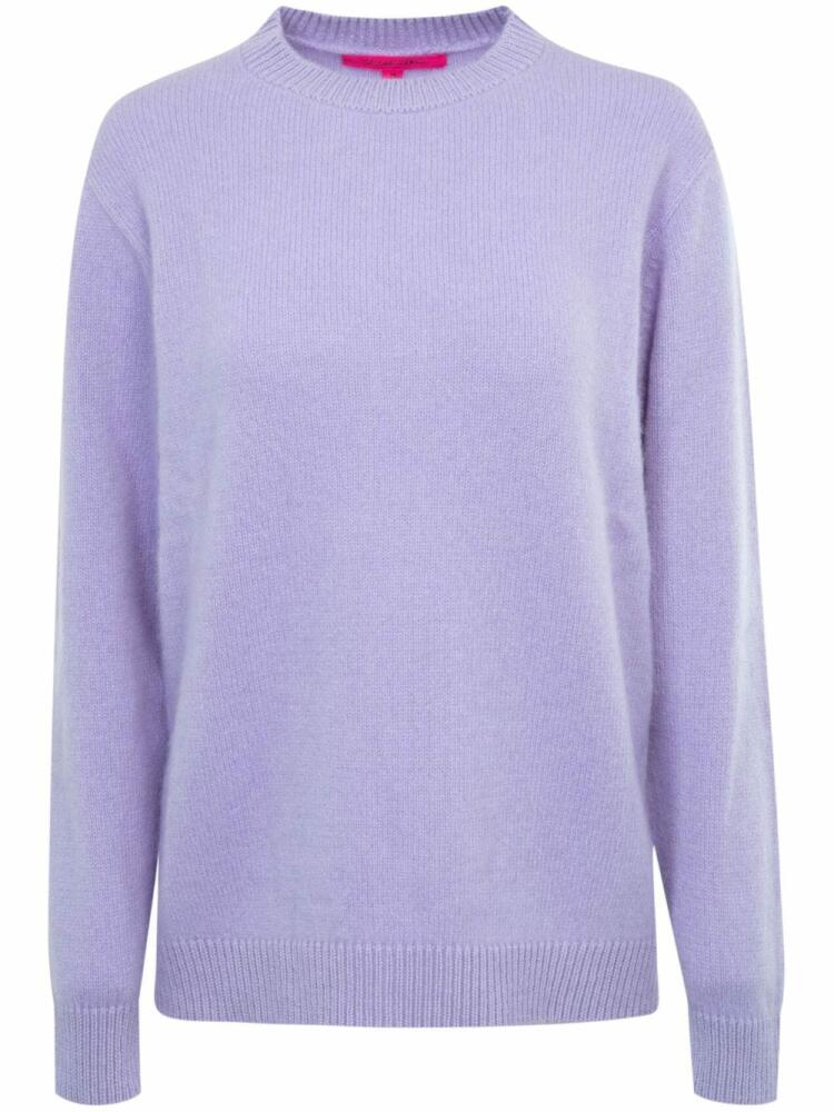 The Elder Statesman Malibu jumper - Purple Cover