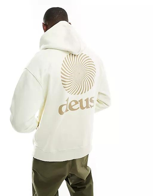 Deus Ex Machina Vortex hoodie in beige-Neutral Cover