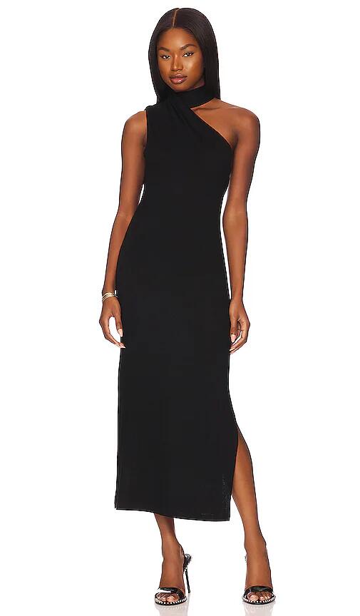 LNA Orla Midi Dress in Black Cover