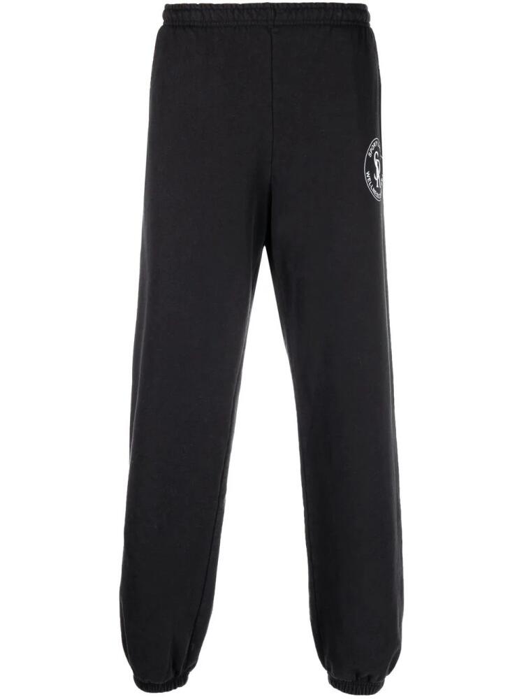 Sporty & Rich S&R logo-print track pants - Black Cover