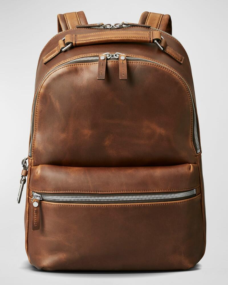 Shinola Men's Runwell Leather Backpack Cover