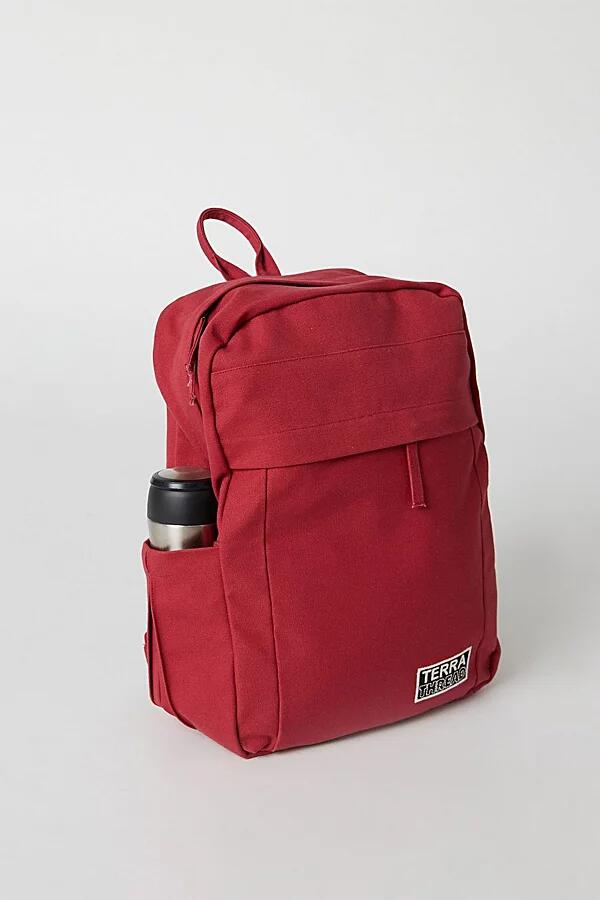 Terra Thread Organic Cotton Canvas Backpack in Red Cover