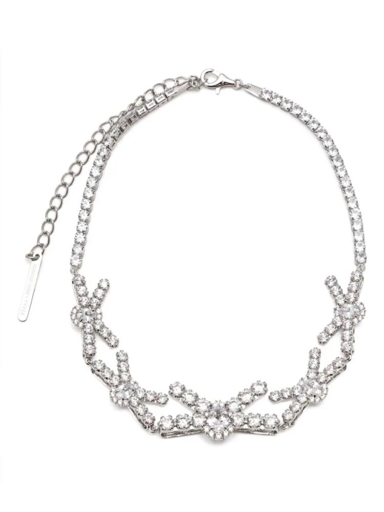 SHUSHU/TONG crystal-embellished necklace - Metallic Cover