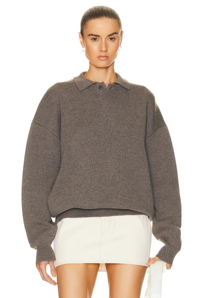 Fear of God Eternal Polo Sweater in Grey Cover