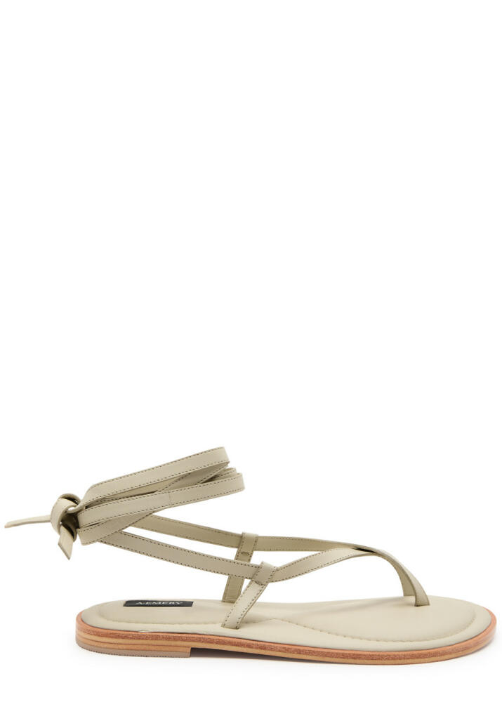 A.emery Elliot Leather Sandals - Off White Cover