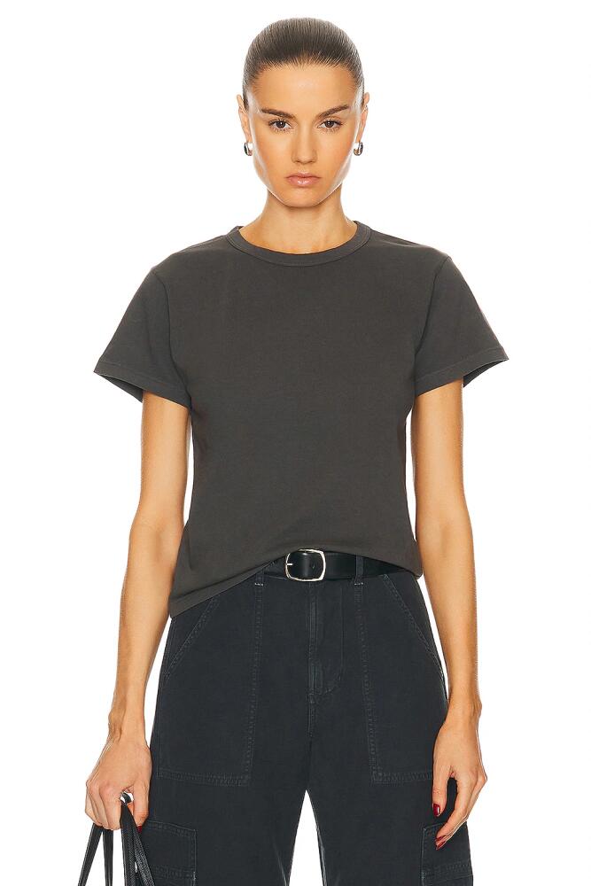 LESET The Margo Tee in Charcoal Cover