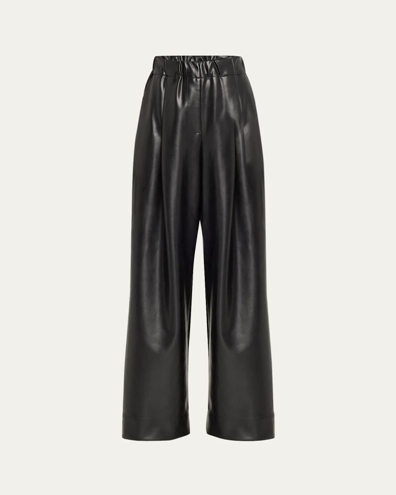 A.L.C. Jones Wide-Leg Leather Pants Cover