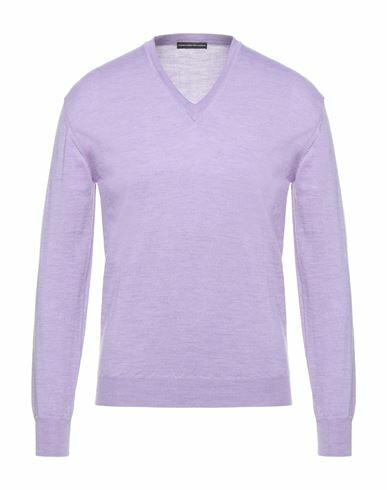 Alessandro Dell'acqua Man Sweater Lilac Merino Wool Cover