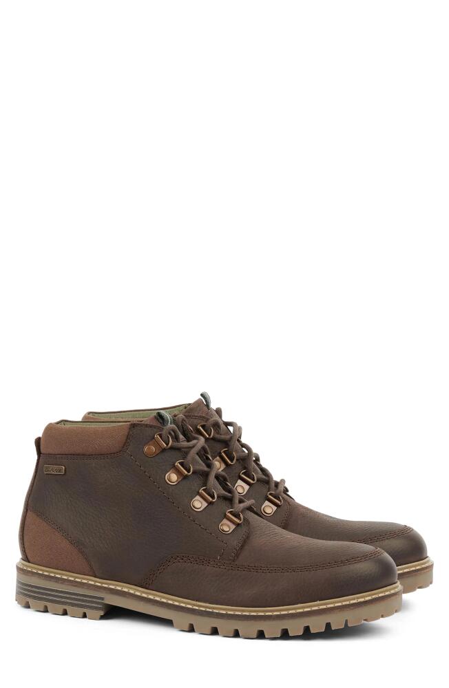 Barbour Fenton Moc Toe Boot in Mocha Cover