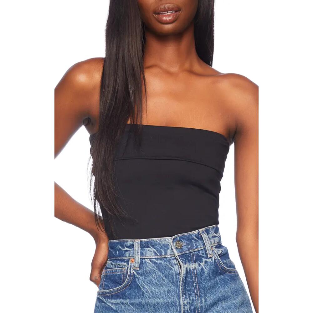 Susana Monaco Foldover Tube Top in Black Cover