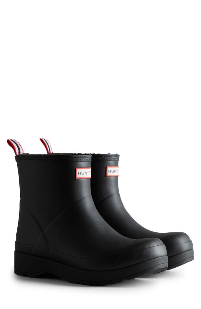 Hunter Play Short Rain Boot in Black Cover