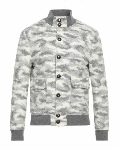 Betwoin Man Jacket Grey Virgin Wool, Polyester Cover