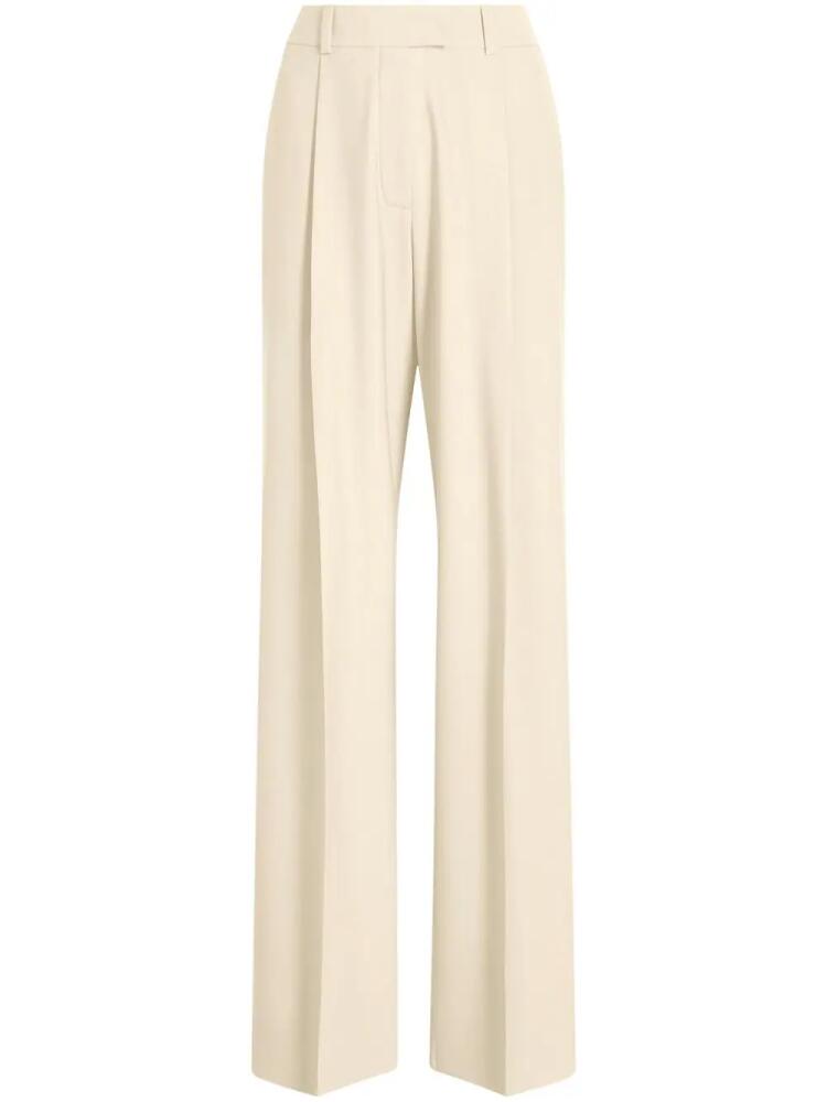 Another Tomorrow wide-leg tailored trousers - Neutrals Cover