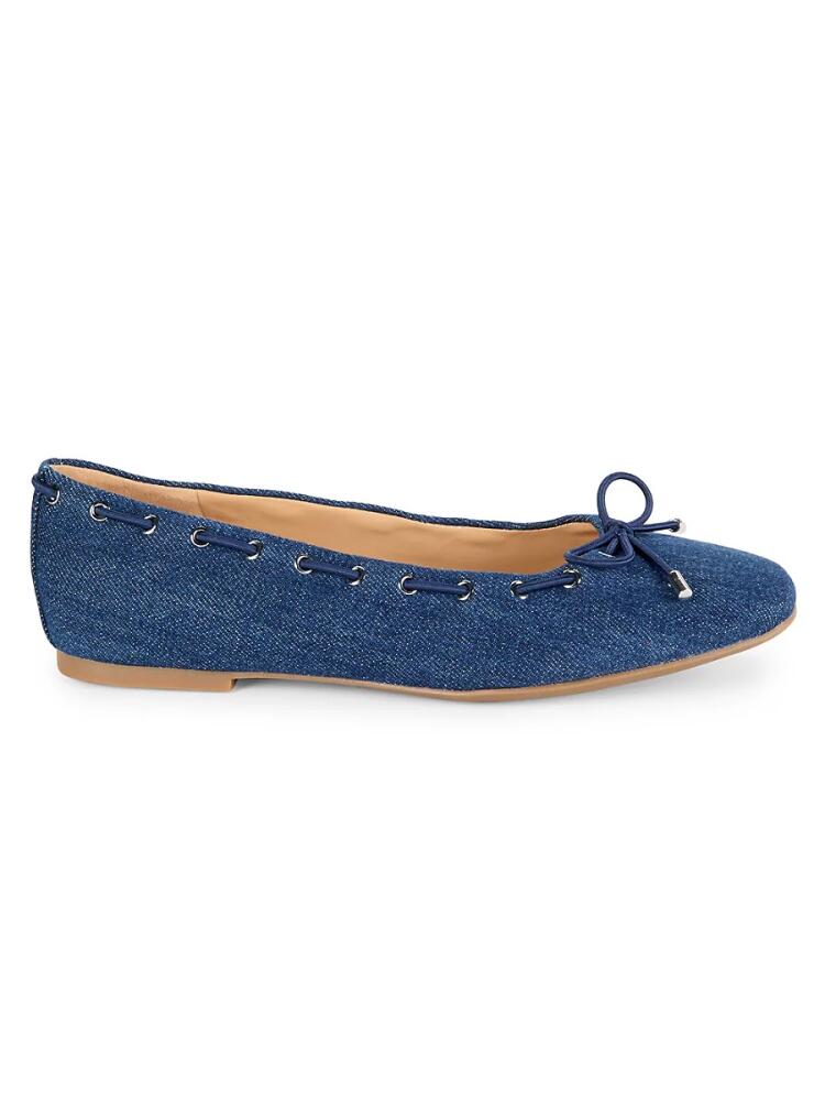 Marc Fisher LTD Women's Letizia Denim Ballet Flats - Dark Blue Cover