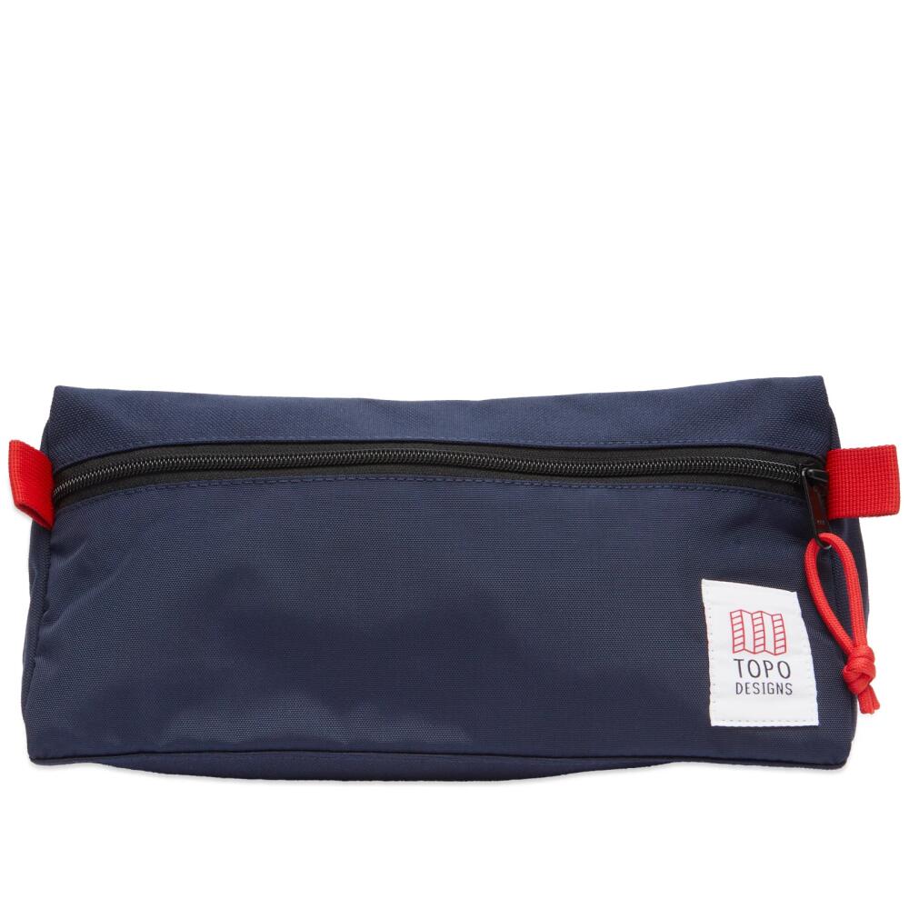 Topo Designs Dopp Kit Wash Bag in Navy Cover