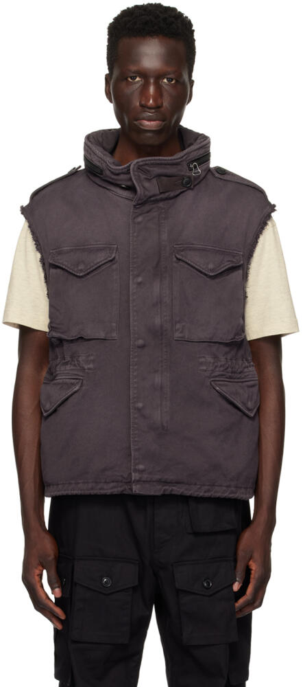 visvim Black Bickle Vest Cover